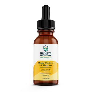 Delta 8 Tincture - Citrus Twist - 1000mg - Natureshighway.shop