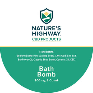 100mg Eucalyptus Bath Bomb - Natureshighway.shop