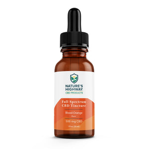 500mg Full-Spectrum Tincture- Blood Orange - Natureshighway.shop