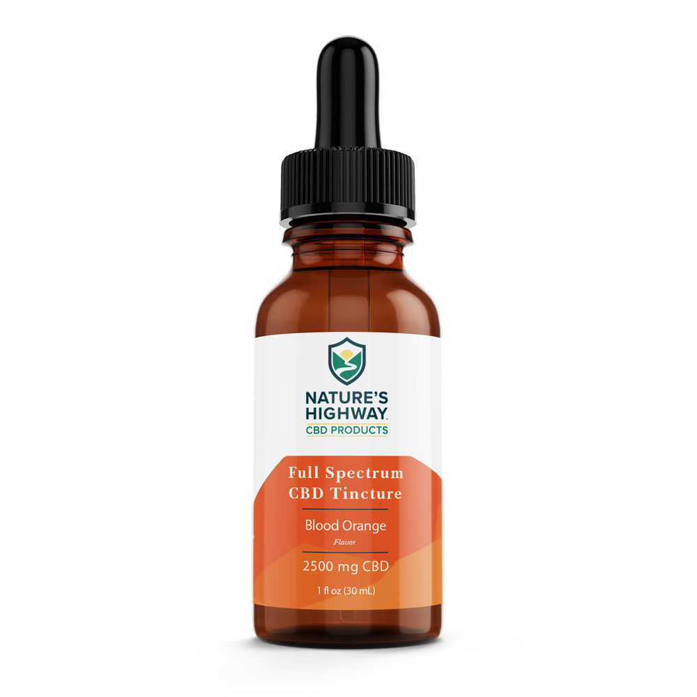 2500mg Full-Spectrum Tincture- Blood Orange